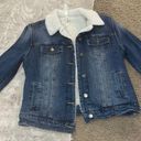 Ashley by 26 Vintage Charm Denim Fleece Jacket Photo 0