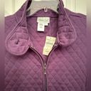 Coldwater Creek  purple quilted vest NWT Photo 5