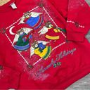 Ugly Christmas Sweater Vintage  sweatshirt angel bears heavenly holidays Photo 1