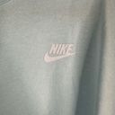 Nike  Womens size 3X Club Fleece Crewneck Sweatshirt cz3373-457 Light Blue Photo 4