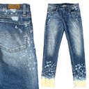 Polo  Ralph Lauren Paint Bleach Splatter The  Tompkins Skinny Jeans Size 28 Photo 1