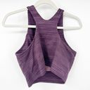 Athleta  Womens Conscious Space Dye Crop Shelf Bra Cropped Active Top Size L Photo 8