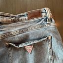 Guess  Women's Light Wash Denim Jean Distressed Shorts Size 30 Photo 2