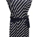 Tommy Hilfiger NEW  Navy Blue & White Stripe Knit Belted Dress Photo 0