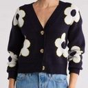 Industry NWT   REPUBLIC CLOTHING X  NORDSTROM Floral Jacquard Cardigan Photo 0