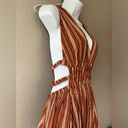 Harper NWT  STRIPE PLUNGING V-NEXK DRESS Photo 1