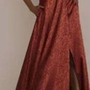 David's Bridal David’s Bridal 
jacquard cowl neck bridesmaid dress Cinnamon Photo 0