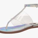 DKNY  Ava Iridescent Ankle Strap Thong Sandals, NEW, Size 6, MSRP $120 Photo 0