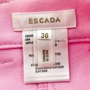 Bubblegum Escada High Waisted Ankle Length Straight Leg Jeans Stretch  Pink 36 Photo 1