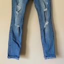 Hollister Medium Wash Low Rise Super Skinny Crop Denim Jeans Bottoms Daytime Photo 1