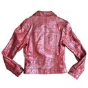 Vera Pelle Vintage  It Collection Red Leather Jacket Size Small Photo 1