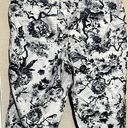 Krass&co Khakis &  Women's Convertible Capri Pants chinos sz 8 blue white floral Photo 4