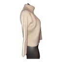 Tuckernuck  100% Wool Cream Thick Knit Turtleneck Size L Photo 3