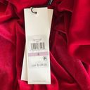 Calvin Klein COPY - NWT  Red Velvet Mock Neck Tired Dress SZ-6 Photo 4