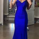 La Femme Royal Blue Prom Dress Photo 0