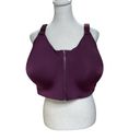 Torrid Active Purple Zip Front Padded Wireless Hi-Impact Sport Bra Size 46DD Photo 3