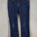 Paige  womens jeans 27 blue dark wash laurel canyon low rise boot cut stretch Photo 0