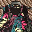 Xersion (JCPenney) brand Tropical Tank Top Sz M Photo 2