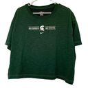 Nike  CROP TOP GO GREEN GO WHITE SPARTANS Size XXL NWOT #6231 Photo 0