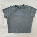 SKIMS Blue Cropped Tshirt Photo 0