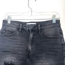 KanCan USA Kancan Charcoal Black High Rise Distressed Frayed Hem Shorts Photo 2