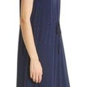 Eileen Fisher . Mock Neck Tie Waist Sleeveless Dress. Photo 1