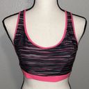 Bally Total Fitness Neon Pink Athletic Sport Bra Size Medium Photo 1