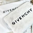 Givenchy Large Black & White Fur Two Tone GV3 Pouch/Clutch Photo 7