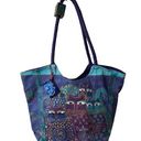 indigo. Cat Scoop Tote by Laurel Burch Photo 0