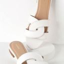 Kaanas  Santorini White Leather Slide Sandals Size 7 Photo 0