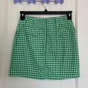 love on a hanger NWOT |  women’s gingham plaid miniskirt — size 7 Photo 3