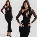 House Of CB  'Zahra' Black Plunge Maxi Dress NWOT Size XS Photo 11