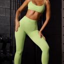 Bo+Tee NWT   VITALITYSuper Sculpt Seamless Full Length Leggings In Key Lime Size Photo 2