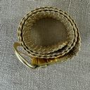 Disney Womens Wide Woven Gold Toned Belt Size S-M- L 0-40 Inches Photo 8