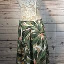 Brooks Brothers NWT  Tropical Leaf Print Pleated Skirt size 10 Photo 3