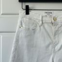 Frame La Gaucho High Rise Cropped Jeans Blanc Photo 3