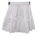 Ramy Brook  Mickey Patterned Band Tiered Mini Skirt, Ivory, Size 00, NWT Photo 3