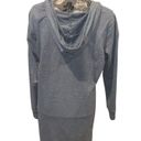 New York And Company  Gray Sweatshirt Dress size large Photo 3