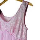 Vanity Fair Vintage  Pink Silky Nylon Dress Coquette Balletcore Small Photo 3