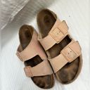 Birkenstock  Arizona Vegan Textile Sandal | Soft Pink Photo 2