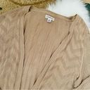 Croft & Barrow  zig zag print 3/4 sleeve knit lightweight cardigan sweater Photo 1