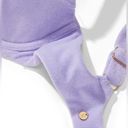 Victoria's Secret  Lilac Terry Cloth Underwire Bikini Top Photo 3