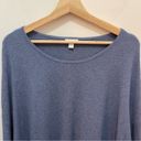 Pure Jill Sweater Womens Slouchy Coastal Oversized Cashmere Blend Sweater L Blue Size L Photo 3