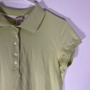 L.L.Bean  Women’s Polo Shirt Lime Green Size Small Photo 5