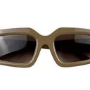 The Room Dezi Eyewear - Read  Rectangular Frame Sunglasses in Beige Photo 0