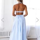 Hello Molly Should We Go Maxi Dress Blue Photo 3