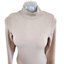 Klassy Network  Mock Neck Plush Long Sleeve Brami Bodysuit Built In Bra Size M Photo 3