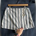 Pull & Bear Pinstripped Blue & White Skort Photo 2