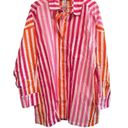 Beach Riot New  x Revolve  Alexa Striped Button-Up Shirt./ Cover Up, New w/o tags Photo 0