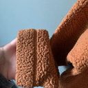 Aerie Burnt Orange Oversized Sherpa Pullover Photo 1